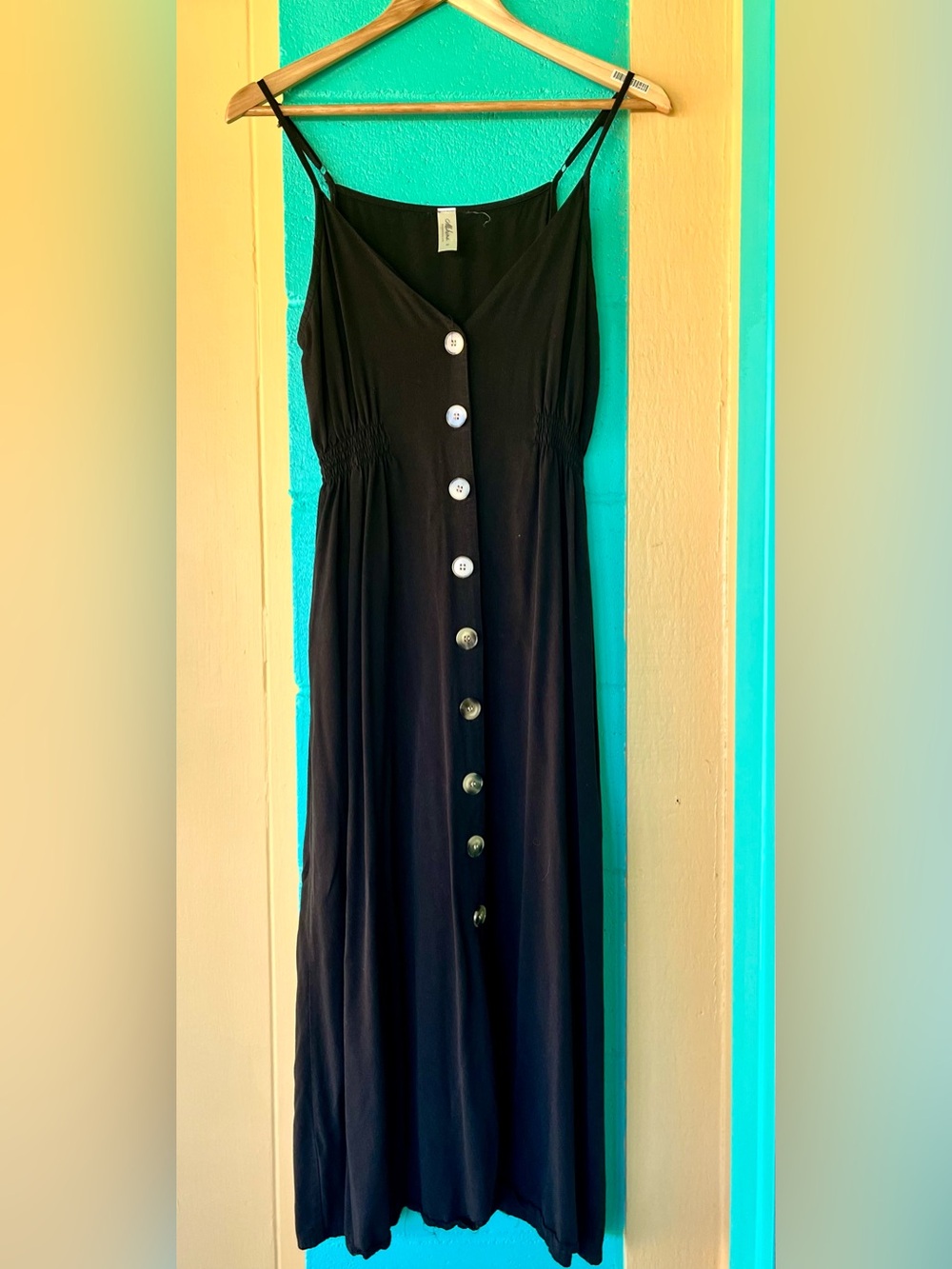 Mahina Black Tea Length Dress | Size M